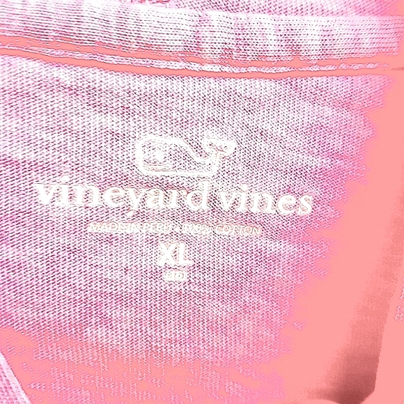 XL [M] 100% COTTON PINK VINEYARD VINES HOODIE TOP - Picture 9 of 13
